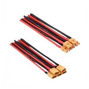 XT30 피그테일 플러그 RC 고정 날개 Lipo 배터리 FPV 드론 충전기용 100mm 16AWG 주석 도금 와이어 케이블이 있는 암수 커넥터