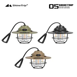 ShineTrip 최신 야외 빈티지 펜던트 조명 울트라 긴 수명 캠핑 주변 조명 휴대용 충전식 텐트 조명