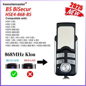 HORMANN BS Bisecur 리모컨용 868MHz, HSE1 HSE2 HSE4 HSE5-868-BS HS5-868-BS 차고 문 개폐기 송신기와 호환 가능