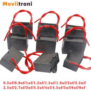 선풍기 모터 구동 시작 커패시터, CBB61 캐패시터 450vac, 0.5uf 1uf 1.5uf 3uf 4uf 8uf, 5 개