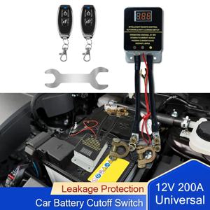 12V 자동차 배터리 차단 스위치 도난 방지 원격 제어 릴레이 트럭 자동차 용 Led 디스플레이 누출 방지 기능이있는 절연체