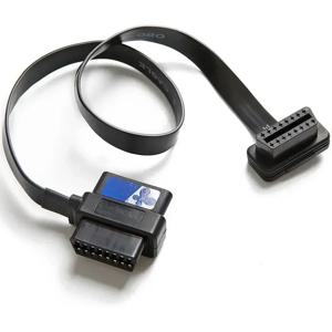 Obd2 16 핀 분배기 확장 1x 남성 및 2x 여성 연장 케이블 어댑터 60cm 코드 리더 스캔 도구 obd 어댑터 케이블