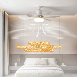 E27 원격 LED 30W 천장 팬 조명 디밍 기능 거실 연구 및 가정용 85-265V에 적합