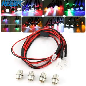 3mm 5mm 8mm 10mm RC 자동차 LED 라이트 램프 헤드 램프 헤드 라이트 미등 세트 1/10 1/8 1/12 모델 크롤러 드리프트 HPI MN99 MN90 부품