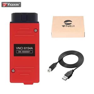 VNCI 6154A ODIS 11 용 자동차 진단 도구 최신 버전 소프트웨어 및 CAN FD DoIP 프로토콜 원래 기능 드라이브 SVCI 지원