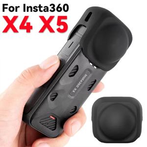 Insta360 X5 X4 보호 커버 액세서리 용 렌즈 캡 Insta 360 X4 카메라 방진 방지 스크래치 실리콘 렌즈 보호 케이스