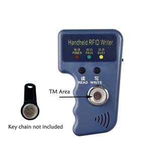 TM1990 ibutton DS-1990A I-단추 리더, 휴대용 RW1990 TM RFID 복사기, 125KHz T5577 EM4305 EM4100 키 태그 카드 복사기