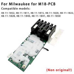 밀워키 18V 3Ah 4Ah 5Ah 6Ah 리튬 이온 배터리 PCB 보드 마더 보드 용 M18 PCB 충전 보호 회로 기판 용 48-11-1811