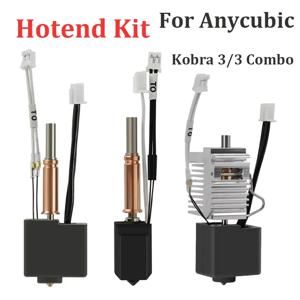 Anycubic Kobra 3 콤보 핫엔드 깍지 서미스터 가열 튜브, 24V 50w 히터 블록, Anycubic Kobra3 교체 액세서리