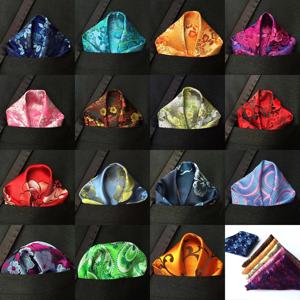 남성용 꽃 손수건, Hankies Hanky 비즈니스 플라워 포켓, 사각 가슴 수건, 15 가지 색상 패션, 25*25cm