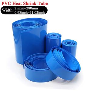 3M PVC 열 수축 튜브 18650 Lipo 배터리 팩 폭 25mm ~ 280mm 절연 보호 필름 랩 리튬 케이스 케이블 슬리브