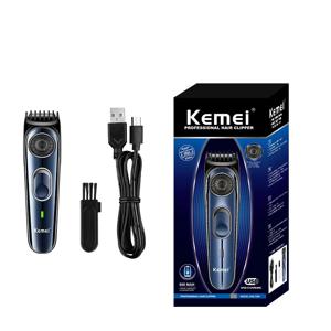 하이 퀄리티 USB 이발사 방수 무선 헤어 트리머 Kemei km-1256 전기 무선 전문 헤어 클리퍼