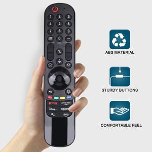 모든 Lg 2019-2023 스마트 TV용 TV 리모컨 매직 리모컨, Mr22/23Ga Thinq Oled Webos Uhd 4K. (음성 및 포인터 기능 없음)