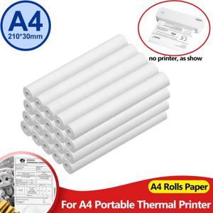 A4 감열지 열 인쇄 용지 210*30mm A4 무선 블루투스 A40 휴대용 프린터 용지 롤