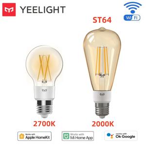 Yeelight 스마트 LED 필라멘트 전구 E26/E27 레트로 스마트 전구 500/700 루멘 6W APP 제어는 Mi Home Homekit SmartThings Alexa용입니다.