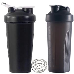 600ml/20oz 쉐이커 컵, 최고의 휴대용 피트니스 컵, 피트니스 매니아 및 운동선수를 위한 블렌더가 포함된 BPA 프리 단백질 쉐이커 컵