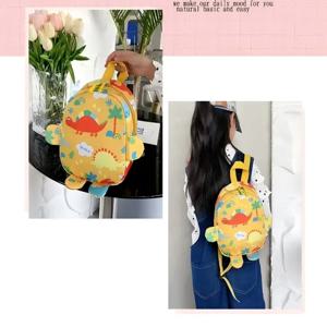 귀여운 만화 공룡 아기 배낭 유치원 Schoolbag 어린이 소년 소녀 학교 가방 조정 가능한 동물 아이 배낭