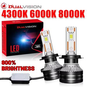 K5C H4 LED 헤드라이트 Canbus H7 H1 H11 H8 9005 HB3 9006 HB4 9012 HIR2 880 881 H27 9007 9008 H13 CSP 자동차 조명 4300K ​​6000K 8000K