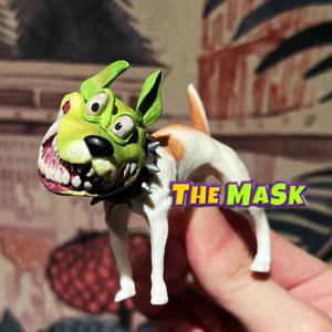 8cm/3.1in 애니메이션 마스크 그림 재미 있은 파슨 잭 러셀 액션 피규어 Pvc 동상 컬렉션 모델 장난감 선물