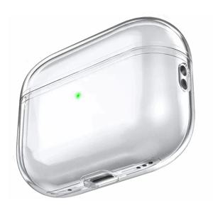 Airpods Pro 2 세대 케이스 용 투명 이어폰 케이스 Airpods 4 3 2 1 용 하드 TPU 투명 헤드폰 커버
