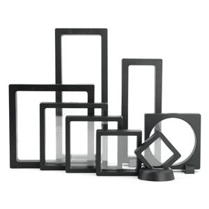 PE 필름 보석 저장 상자 반지 귀걸이 목걸이, 결혼 선물 보석 주최자 5 개/몫에 대 한 3D 부동 디스플레이 케이스