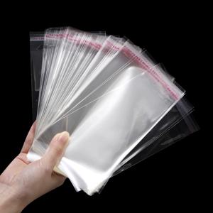 100 개/몫 다양한 모델 Resealable 폴리 가방 투명 Opp 비닐 봉투 자기 접착 인감 보석 가방 만들기