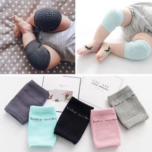 1-5 쌍 아기 무릎 패드 어린이 미끄럼 방지 크롤링 쿠션 유아 유아 보호대 안전 Kneepad 다리 따뜻하게 소녀 소년 액세서리