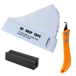 골프 클럽 Regripping 키트 플라스틱 합금 다시 그립 테이프 수리 교체 설치 도구 고무 후크 블레이드 골프 스포츠 액세서리