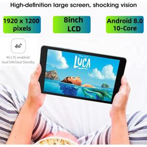 뜨거운 판매 4G 전화 통화 태블릿 8인치 안드로이드 8.0 MTK6797 10코어 1.6GHz 1920x1200 IPS 3GB RAM 32GB ROM 지원 GPS 2xSIM 카드