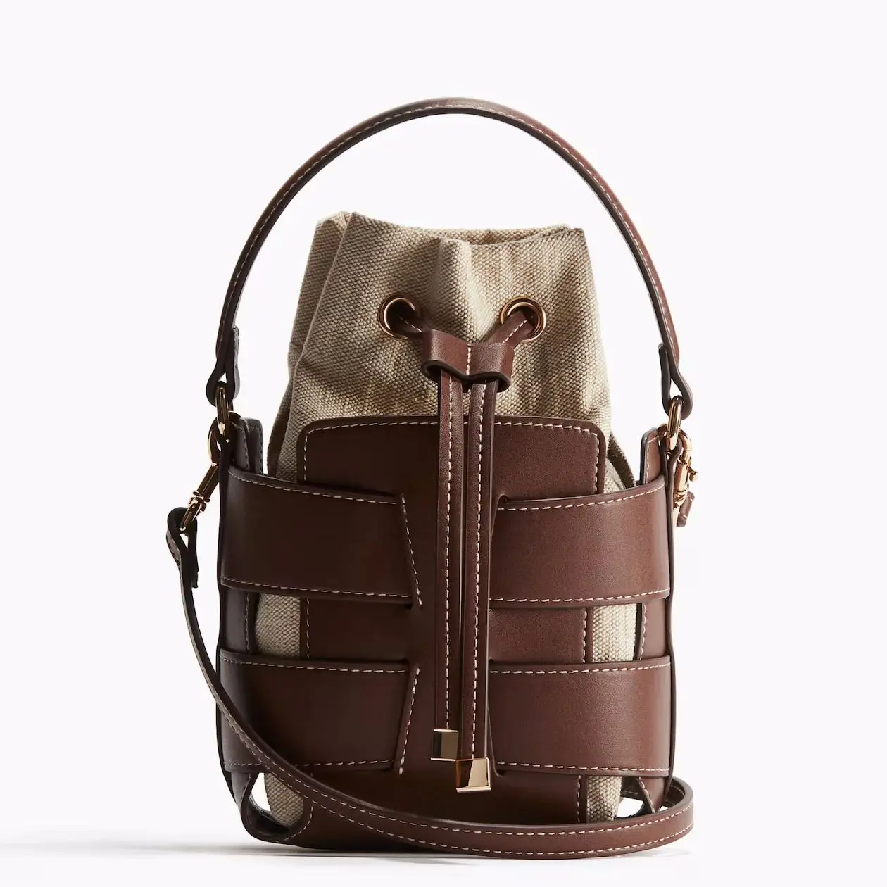 유행 Crossbody 버킷 가방, 럭셔리 디자인 속이 빈 핸드백, 여성 레저 야외 작은 어깨 핸드백