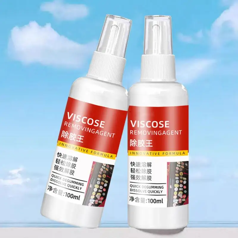 100ml 슈퍼 접착제 리무버 포스터 접착제 용 부드러운 접착제 클리너 자체 접착 클리너 양면 접착제 제거 액체 스프레이