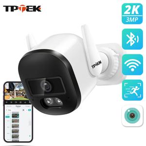 2k 3MP WIFI 카메라 야외 IP66 감시 보안 보호 비디오 IP 카메라 무선 AI 인간 감지 iCSee CCTV 총알 캠