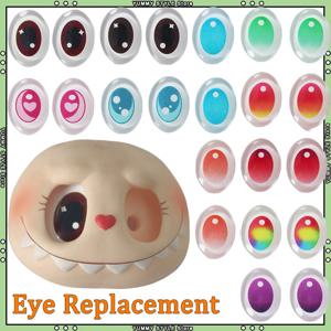 Labubu 인형 용 눈 교체 부품 시뮬레이션 변경 눈 조각 Diy 맞춤형 인형 손 발 액세서리