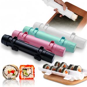 DIY 식품 학년 스시 금형 원통형 로켓 스시 튜브 도구 쌀 공 노리 쌀 금형 주방 휴대용 손 요리 만들기