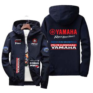 YAMAHA 로고가 있는 남성용 얇은 윈드 브레이커 재킷, 스포츠, 레저, 야외 및 낚시에 적합, 방풍, 자외선 차단, 캐스