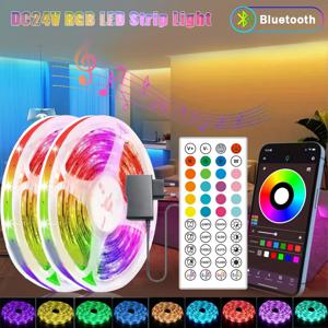 LED 스트립 조명 10m 20m 30m 음악 동기화 RGB LED 스트립 테이프 조명, 방, 집, 파티 장식, TV 백라이트, 유연한 리본
