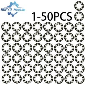 1-50PCS 8 비트 WS2812 RGB LED 링 모듈 Arduino를 위해 통합 된 풀 컬러 램프 보드