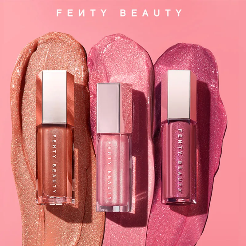 Fenty Beauty Gloss Bomb 립글레이즈 멀티 컬러 모이스트 샤인 글리터 립 플럼퍼 메이크업 초보자 리퀴드 립스틱 메이크업 화장품