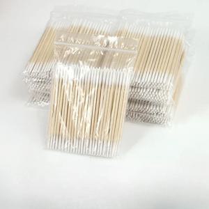 100/300/500/1000pcs 양방향 뾰족한 입 면봉 메이크업 문신 수 놓은 아이 라이너 뷰티 메이크업 리무버 면봉
