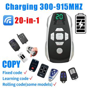 충전식 원격 제어 차고 문 게이트 키 복사기 복제 복사 범용 컨트롤러 다중 주파수 300-915Mhz 433Mhz