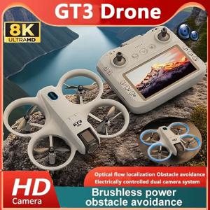 GT3 MAX GPS 드론 8K 항공 HD 촬영 광학 흐름 위치 지정 장애물 회피 브러시리스 모터 파워 5G WIFI UAV RC 3000