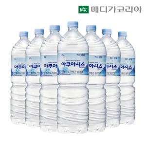 아쿠아시스 생수 유라벨 물 2L x 12병 먹는샘물_6개입x2팩