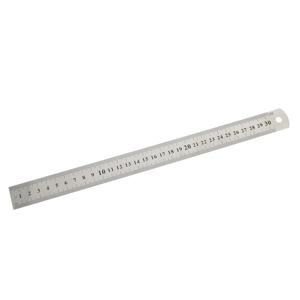 스테인레스 스틸 금속 눈금자 메트릭 규칙 정밀도 양면 측정 도구, 30cm 도매, 1 PC