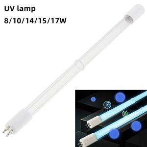 G10q 8W 10W 15W 17W UV 살균기 램프 빛 자외선 필터(직선 파이프 및 단일 종단 4 바늘 포함) 공기 장비용