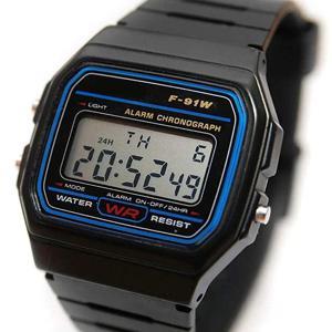 F91W 남성 여성을위한 디지털 시계 LED 전자 손목 시계 방수 스포츠 군사 시계 여성 시계 Relojes Digitales