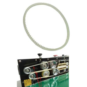 기어 벨트 톱니 벨트 연속 실러 벨트, 삼각형 가이드 벨트, FR-900 FR-770 연속 씰링 기계용 실러, 410mm