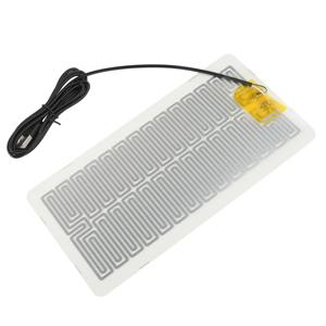 1개 USB 발열 패드 전기 장갑 히터 탄소 섬유 장갑 발열 시트 손난로 자전거 타기 달리기 야외 스포츠용