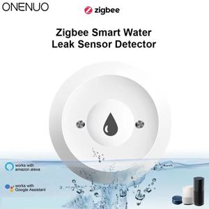 Zigbee 누수 감지기 물 홍수 센서 경고 오버플로 누수 센서 주방/욕실