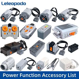 전원 기능용 기술 부품 모터 키트 서보 S/M/LXL 모터 리튬 배터리 박스 Legoeds 용 2.4G 원격 제어 수신기