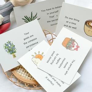 90pcs 영감을주는 확인 카드동기 부여 따옴표동기 부여 영감축복 카드생일 선물메시지 작은 카드